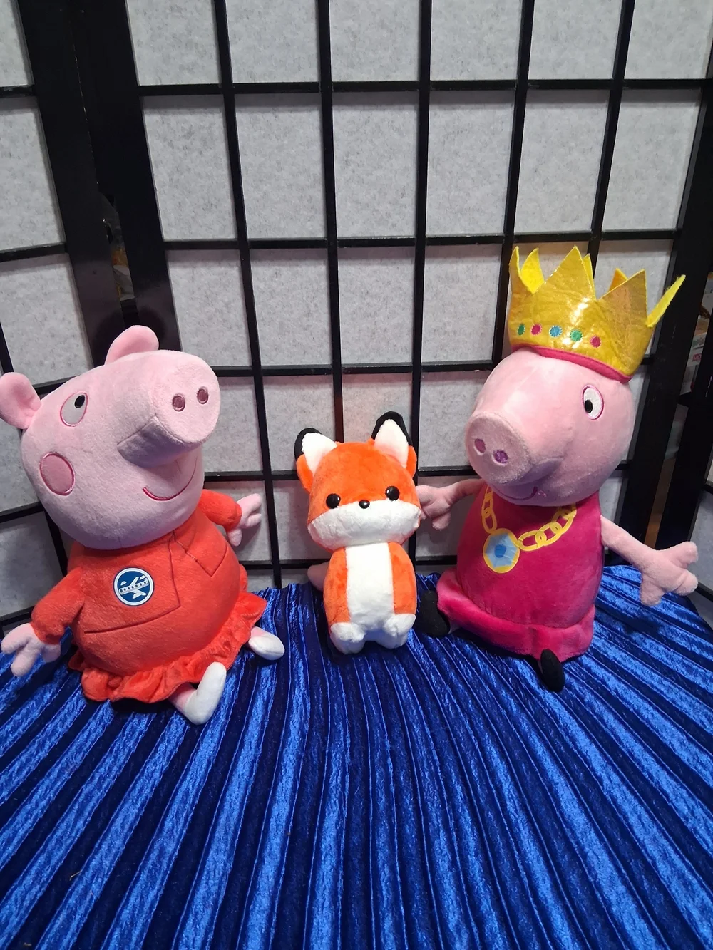 Peppa Pig Plush Toy - Pink Princess Peppa and Friends Set